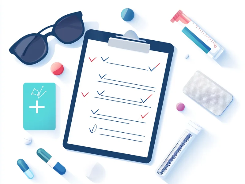 Ameliyat \u00f6ncesi haz\u0131rl\u0131k kontrol listesi — g\u00fcne\u015f g\u00f6zl\u00fc\u011f\u00fc, ila\u00e7lar, kan t\u00fcpleri ve kontrol formu